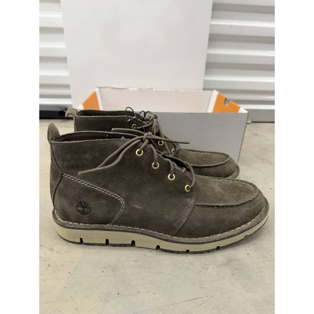 Timberland Chukka Boots Mens 13 Brown Suede Sensorflex Moc Toe TB0A5YGY901